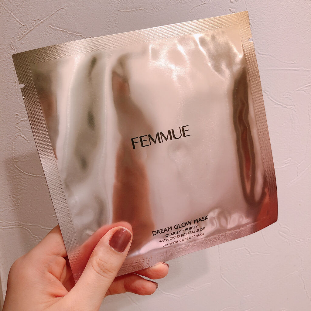 ドリームグロウマスク CP(肌引き締め・ブースター)/FEMMUE/シートマスク・パックを使ったクチコミ（1枚目）