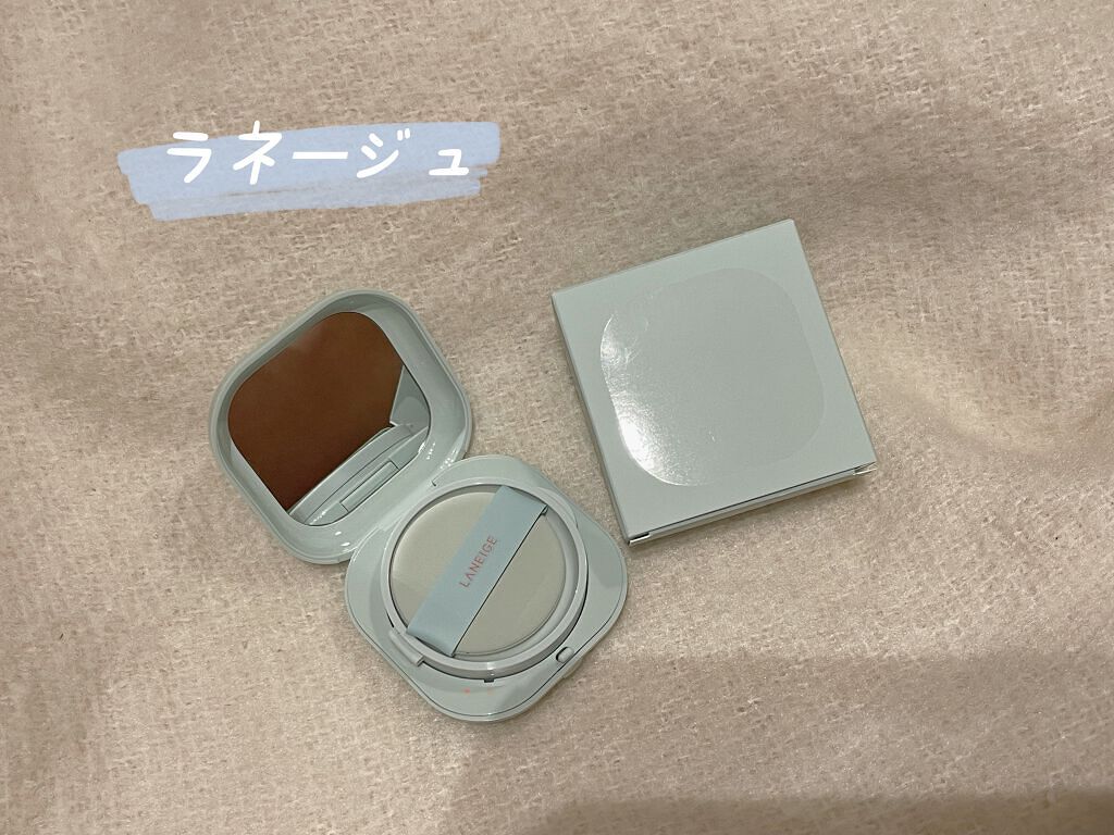 今回は、マスクに着きにくいと話題の
ラネージュ『ネオクッション』を使ってみました💙

カバー力があるファンデーションって
厚塗り感、肌へ圧迫感が生まれますよね
なのにこのファンデーション、
より薄く肌にフィットしてくれるのに
カバー力もあ