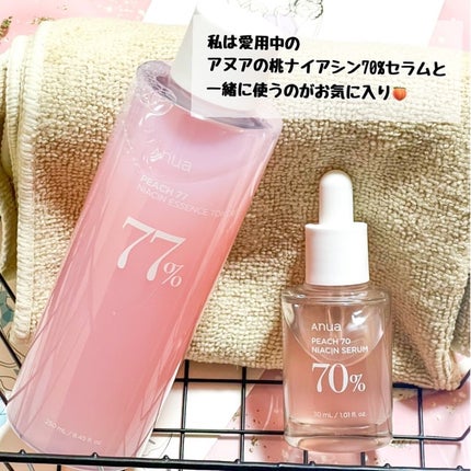 桃77%ナイアシンエッセンストナー 250ml/Anua/化粧水を使ったクチコミ(4枚目)