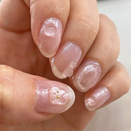 プレミアムノーワイプトップジェル/ネイル工房/ジェルネイルを使ったクチコミ(4枚目)