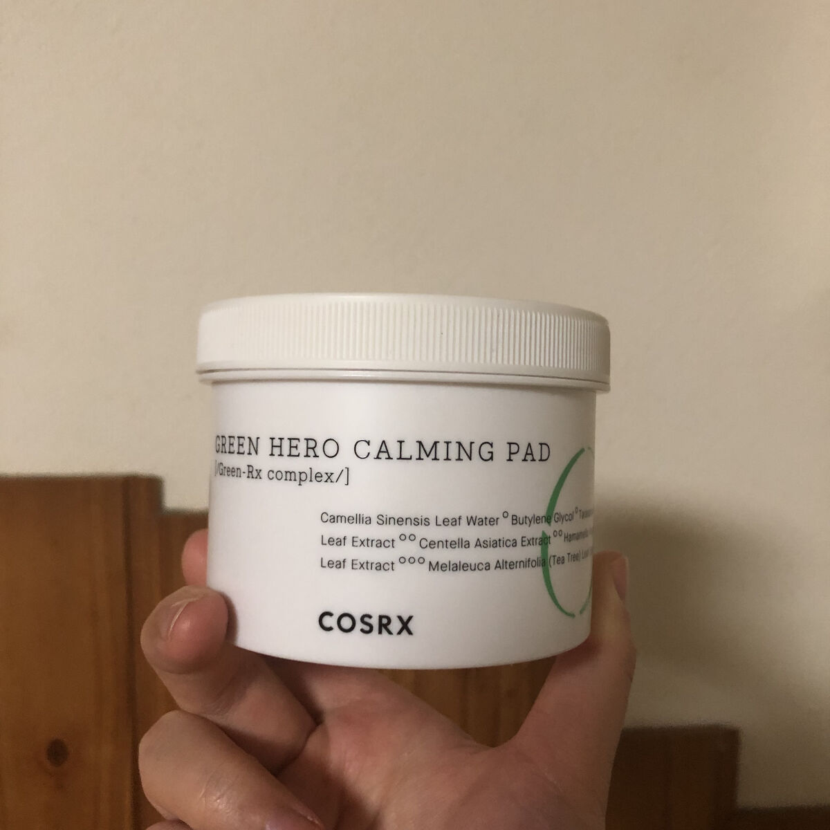 ワンステップグリーンカーミングパッド/COSRX/トナーパッドを使ったクチコミ（1枚目）
