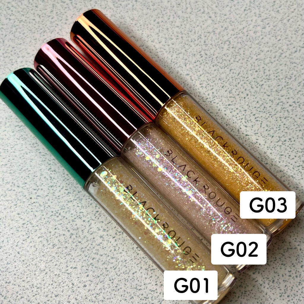 パールブリーアイグリッター/BLACK ROUGE/グリッターを使ったクチコミ(2枚目)