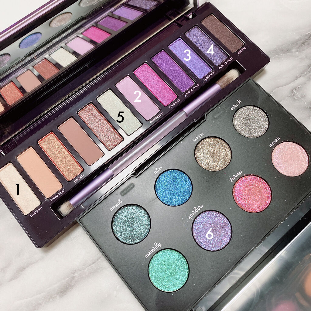 NAKED ULTRAVIOLET/アーバンディケイ/アイシャドウパレットを使ったクチコミ（2枚目）