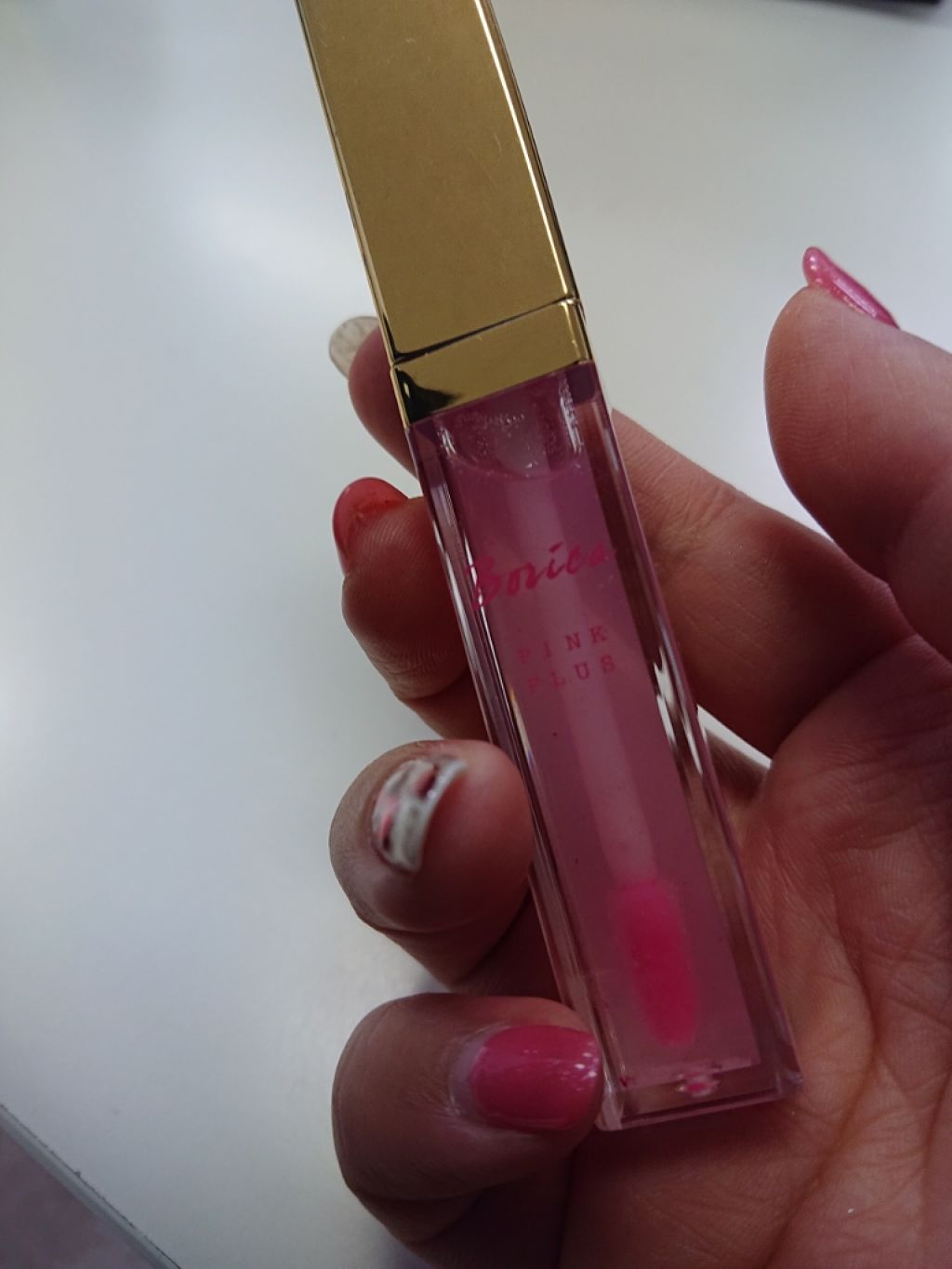 リッププランパー ピンクプラス/Borica/リップグロスを使ったクチコミ（1枚目）