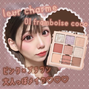 マテリアルカラーパレット/leur charme/アイシャドウパレットを使ったクチコミ（1枚目）