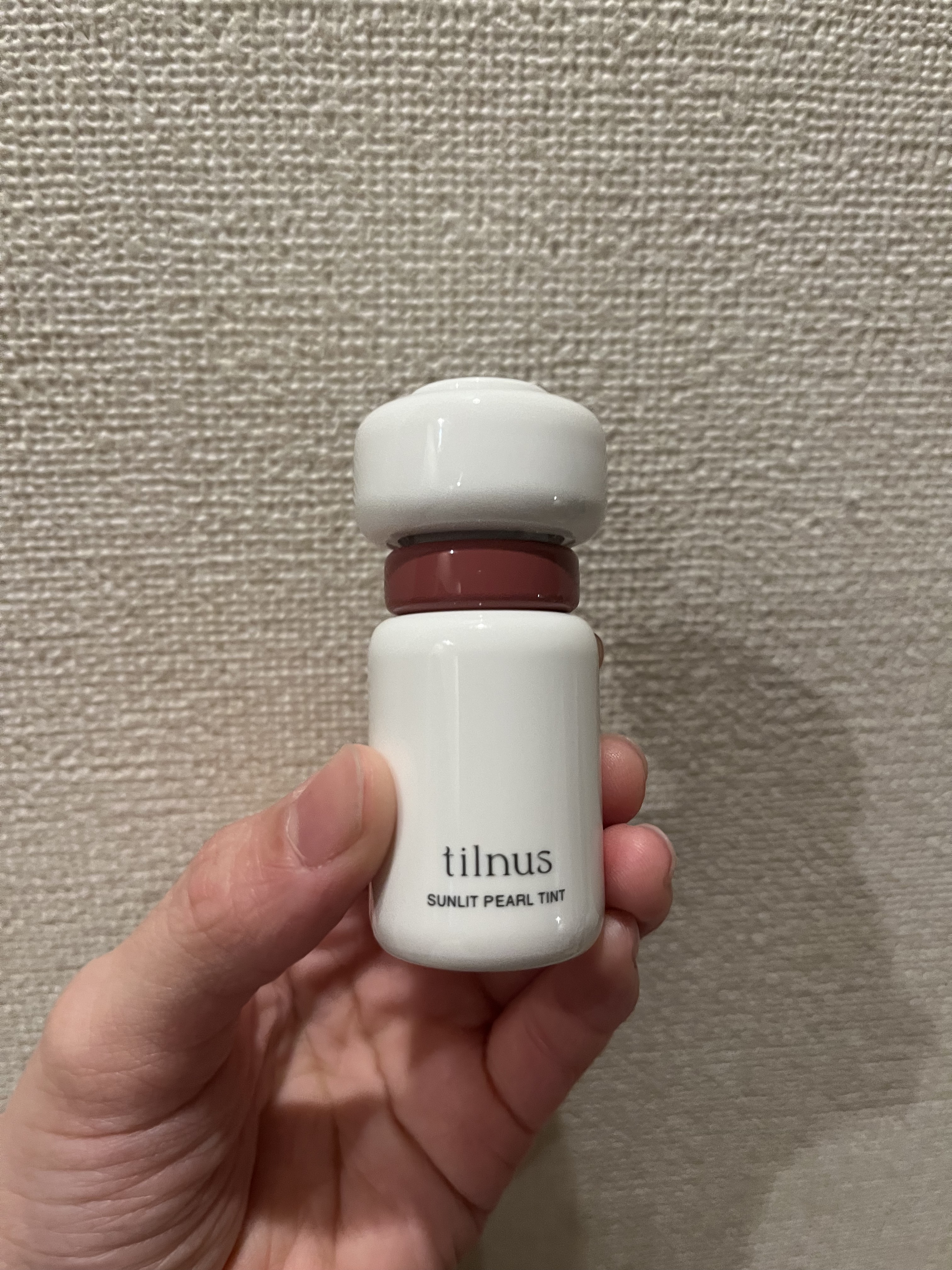 ティルナス サンリットパール ティント 09　ROSY AFTERNOON　ロージーアフタヌーン/tilnus/リップティントを使ったクチコミ（2枚目）