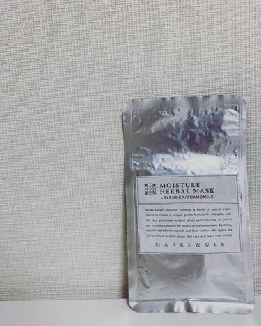 MARKS&WEB モイスチャーハーバルマスク ラベンダー／カモミールのクチコミ「*
MARKS＆WEB
モイスチャー ハーバルマスク
▷▷税込320円💰

高保湿化粧水をたっ.....」（2枚目）