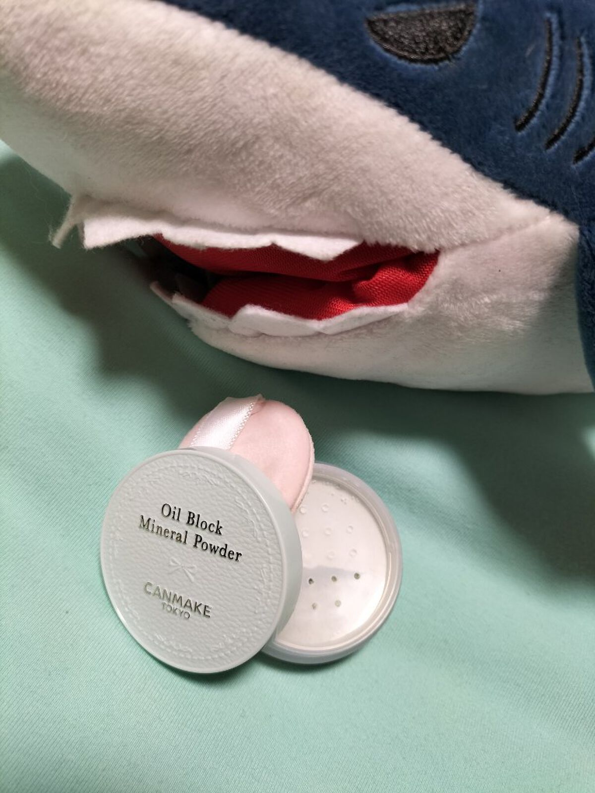 オイルブロックミネラルパウダー/キャンメイク/ルースパウダーを使ったクチコミ（1枚目）