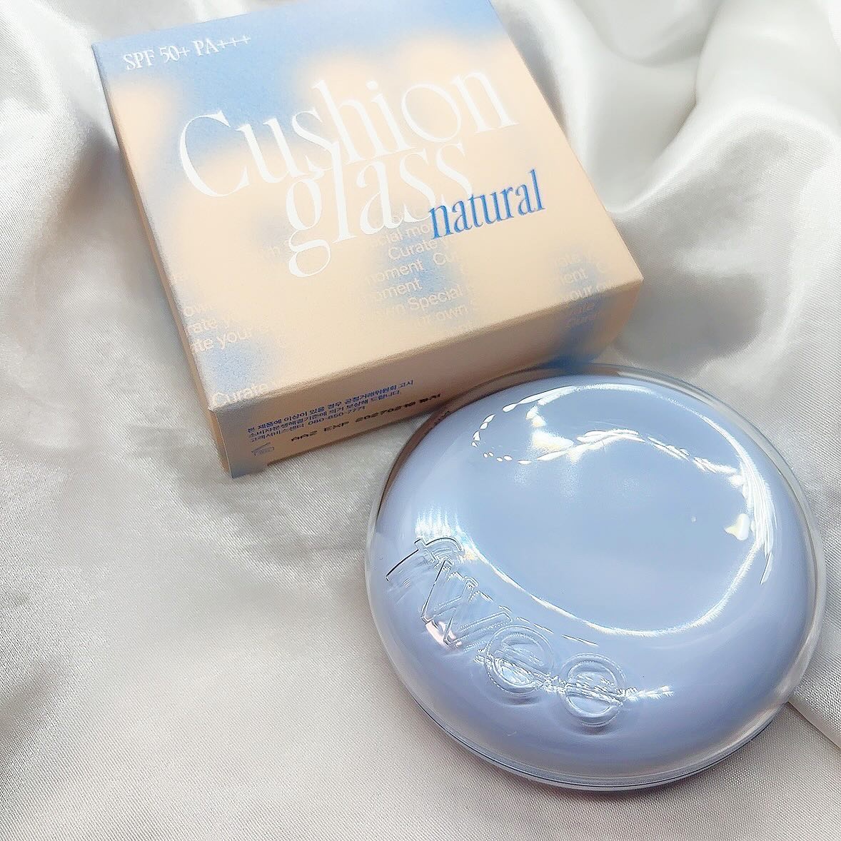 フィー クッションガラス ナチュラル/fwee/クッションファンデーションを使ったクチコミ（3枚目）