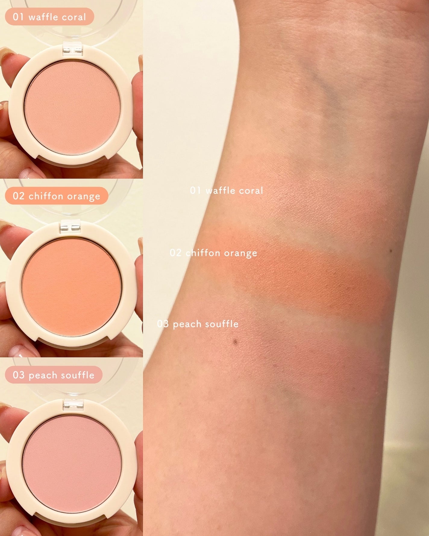 フラッフィーチークス/myroink/パウダーチークを使ったクチコミ(3枚目)