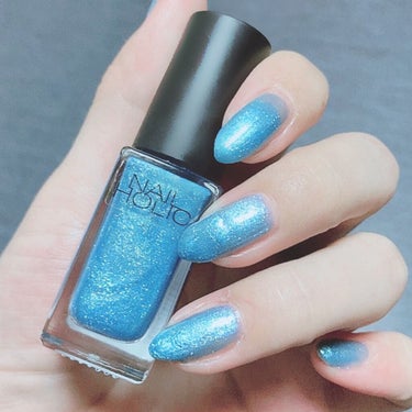 ネイルホリック ネイルホリック Lagoon colorのクチコミ「
夏に絶対可愛い♡
鉄板ブルー✨💙

ネイルホリック
BL921

このブルーは
めちゃくちゃ.....」（2枚目）