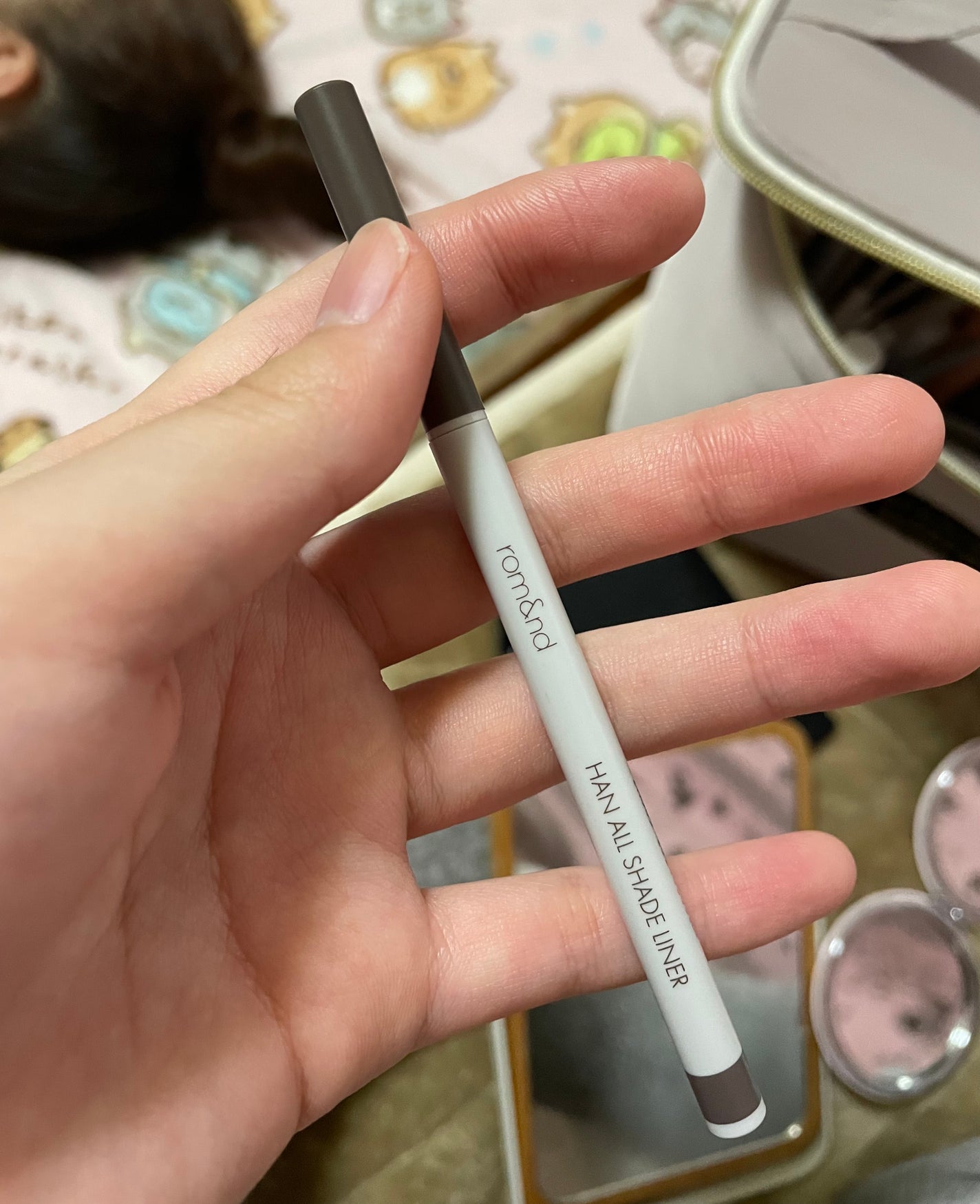 ハンオールシェードライナー/rom&nd/ペンシルアイライナーを使ったクチコミ(1枚目)