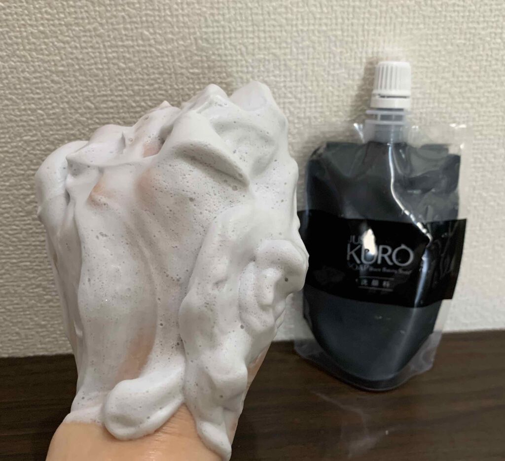 JUSO KURO SOAP/NAKUNA-RE/洗顔フォームを使ったクチコミ（2枚目）