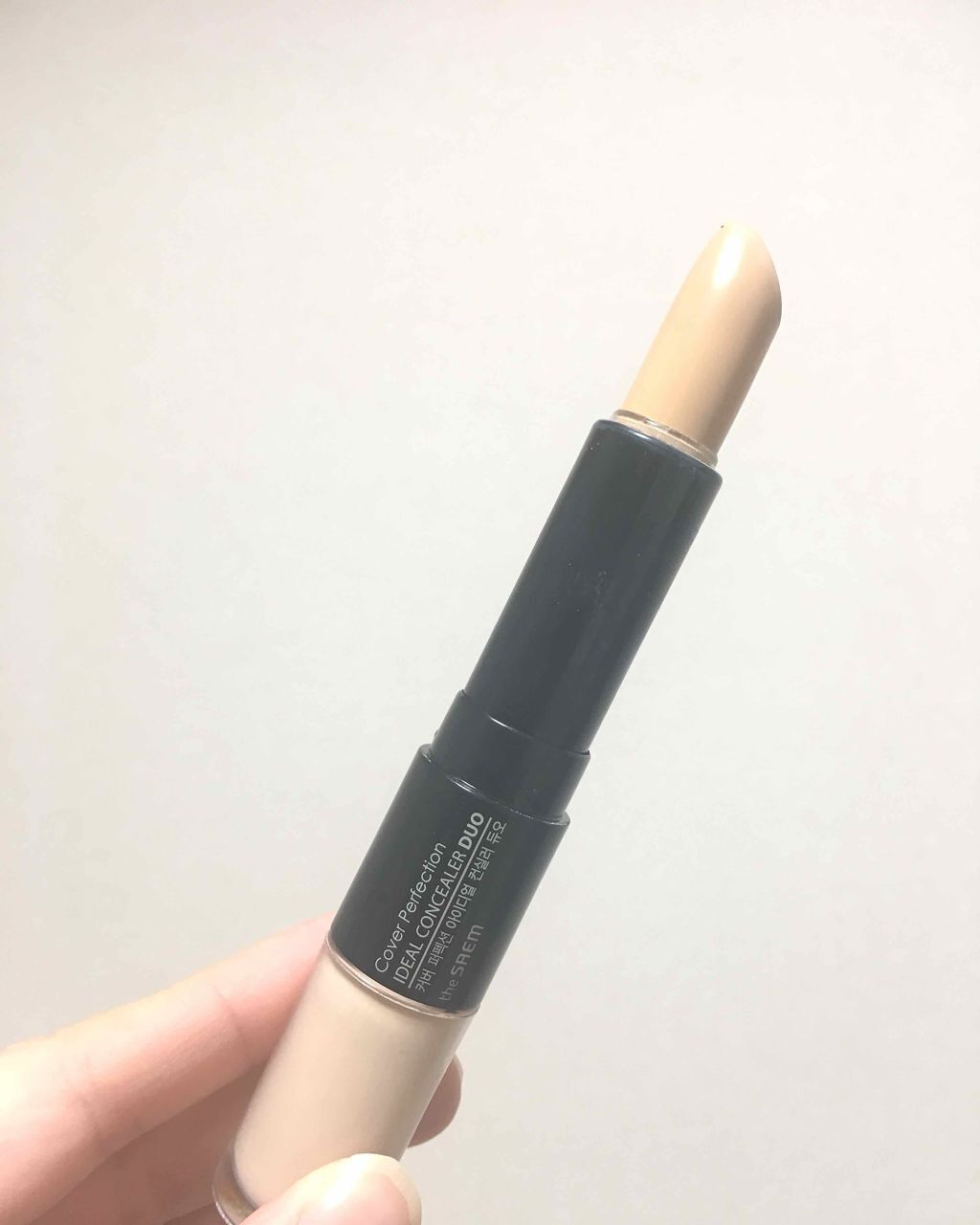 カバーパーフェクション アイディールコンシーラー デュオ/the SAEM/スティックコンシーラーを使ったクチコミ(3枚目)