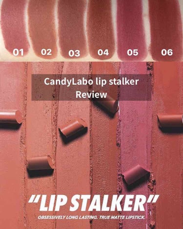 LIP STALKER #02 FOREPLAY/CANDYLAB/口紅を使ったクチコミ（1枚目）