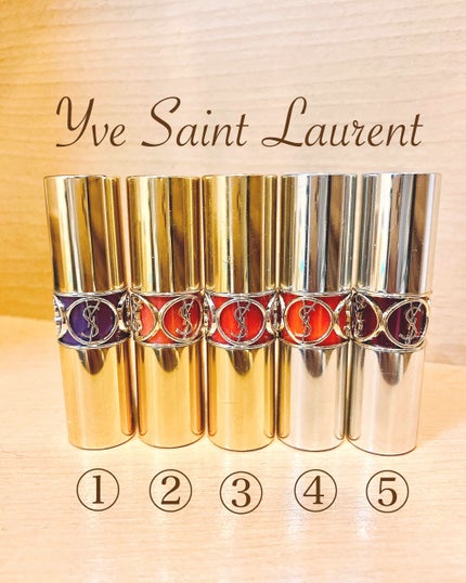ルージュ ヴォリュプテ シャイン/YVES SAINT LAURENT BEAUTE/口紅を使ったクチコミ(1枚目)