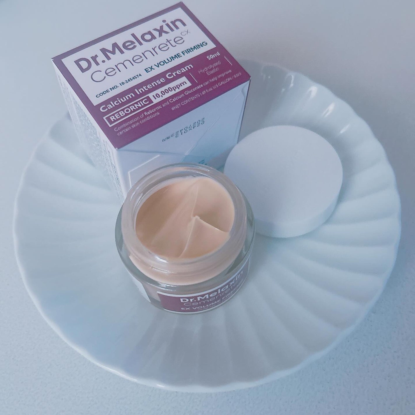 Cemenrete Calcium Intense Cream/Dr.Melaxin/フェイスクリームを使ったクチコミ(3枚目)