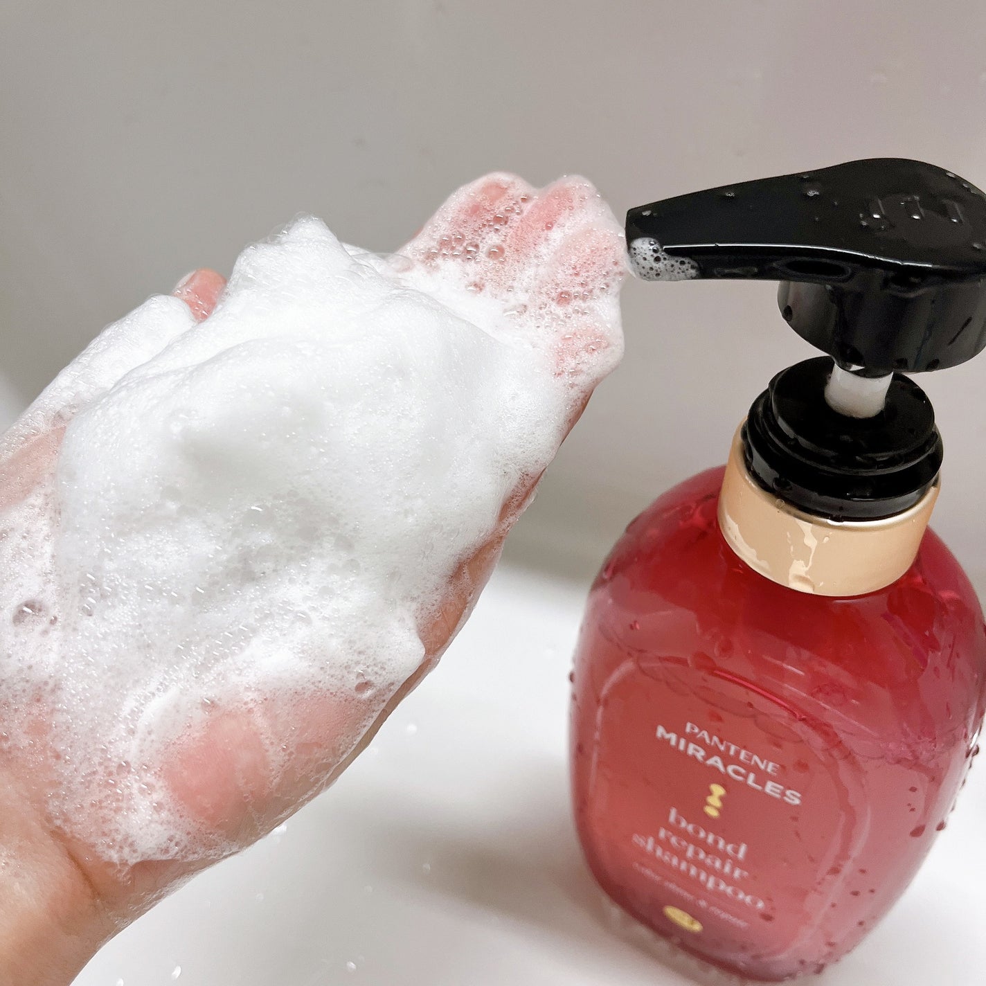 ボンド リペア (カラーシャイン & リペア) シャンプー & トリートメント/パンテーン/市販シャンプーを使ったクチコミ(5枚目)