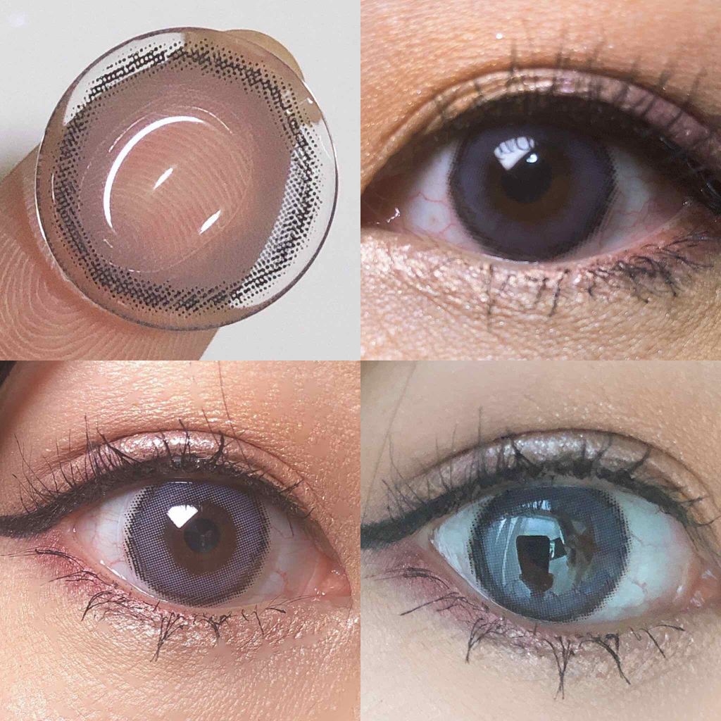 eye closet iDOL Series CANNA ROSE 1day ラベンダーグレー/EYE CLOSET/ワンデー（１DAY）カラコンを使ったクチコミ（2枚目）