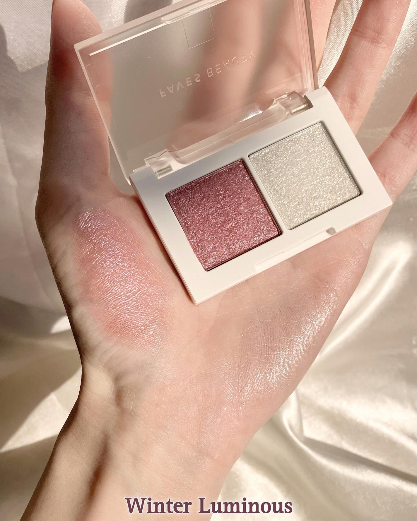 マイカラー デュオシャドウ/FAVES BEAUTY/アイシャドウパレットを使ったクチコミ(5枚目)