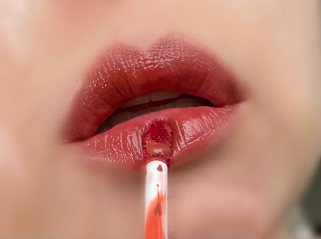 ジューシーリップティント/キャンメイク/口紅を使ったクチコミ(6枚目)