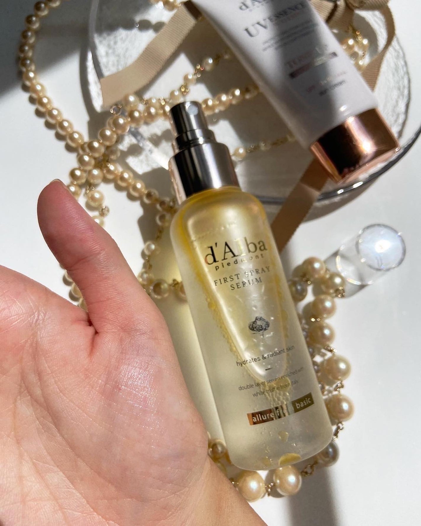 ダルバ ホワイトトリュフファーストスプレーセラム/ダルバ/ミスト状化粧水を使ったクチコミ(5枚目)