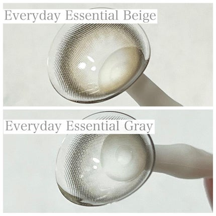 Gemhour lens Everyday Essentials のクチコミ「Gemhour lens
EverydayEssential Beige/Gray
eotd.....」(3枚目)