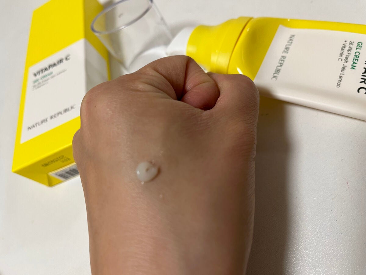 ビタペアC ジェルクリーム/ネイチャーリパブリック/フェイスクリームを使ったクチコミ(2枚目)
