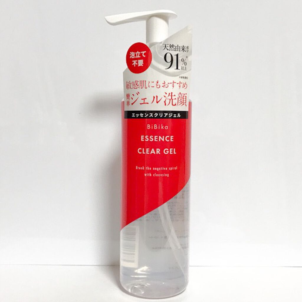 エッセンスクリアジェル/BiBika/その他洗顔料を使ったクチコミ(1枚目)