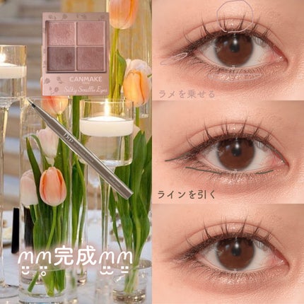 シルキーリキッドアイライナーWP/D-UP/リキッドアイライナーを使ったクチコミ(4枚目)