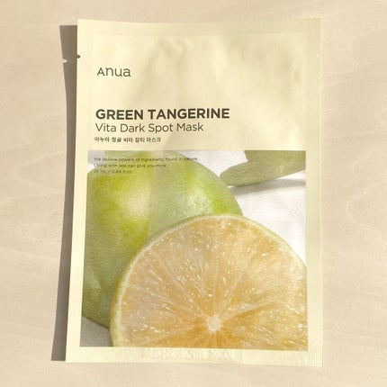 青蜜柑 ビタ ダークスポット マスクパック/Anua/シートマスク・パックを使ったクチコミ(2枚目)