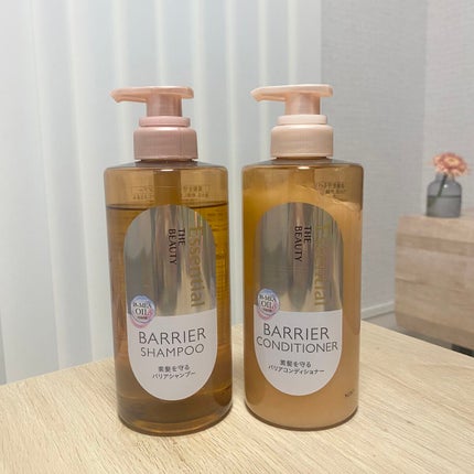 ザビューティ 髪のキメ美容素髪を守る バリアシャンプー/コンディショナー/エッセンシャル/シャンプー・コンディショナーを使ったクチコミ(1枚目)