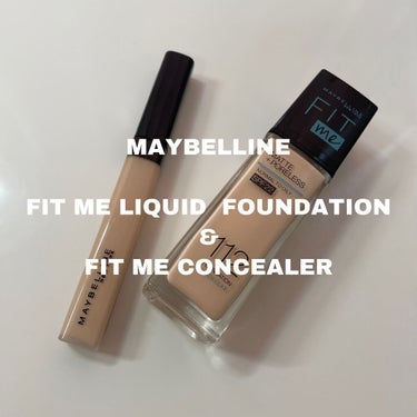 フィットミー リキッドファンデーション R/MAYBELLINE NEW YORK/リキッドファンデーションを使ったクチコミ（1枚目）