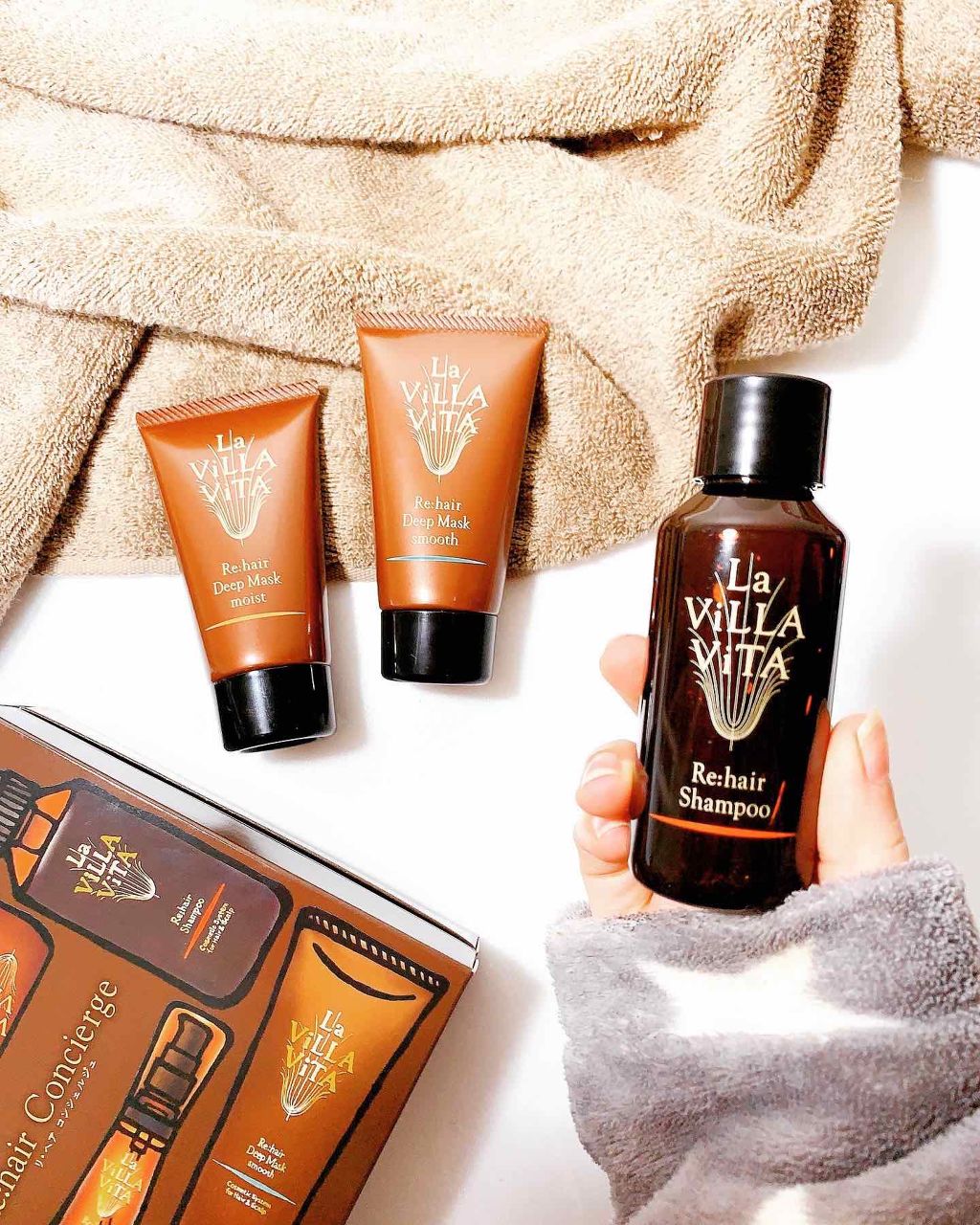 リ・ヘア シャンプーS/La ViLLA ViTA/市販シャンプーを使ったクチコミ(4枚目)