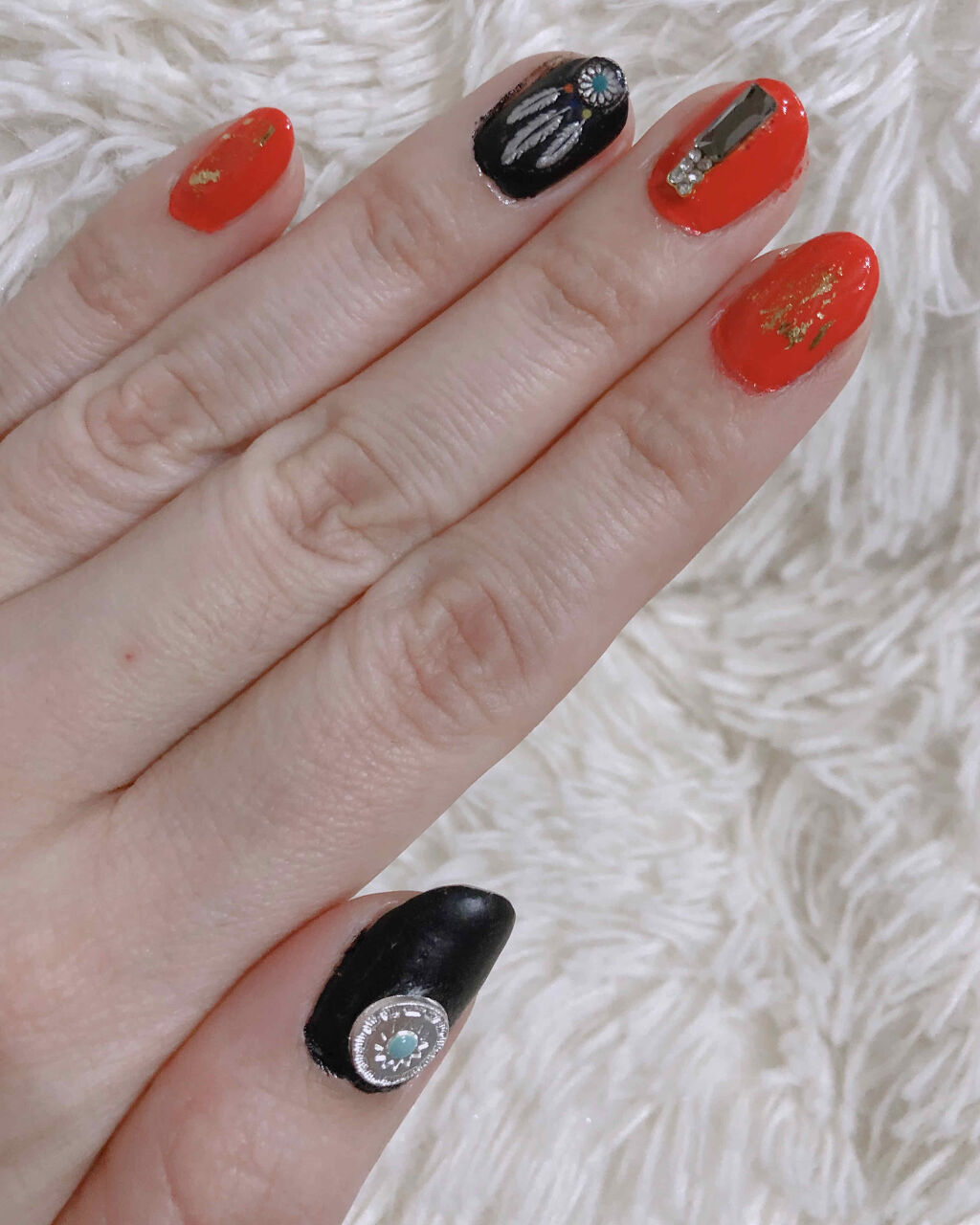 ネイルホリック リミテッドカラー Beach Party OR251/ネイルホリック/マニキュアを使ったクチコミ（1枚目）