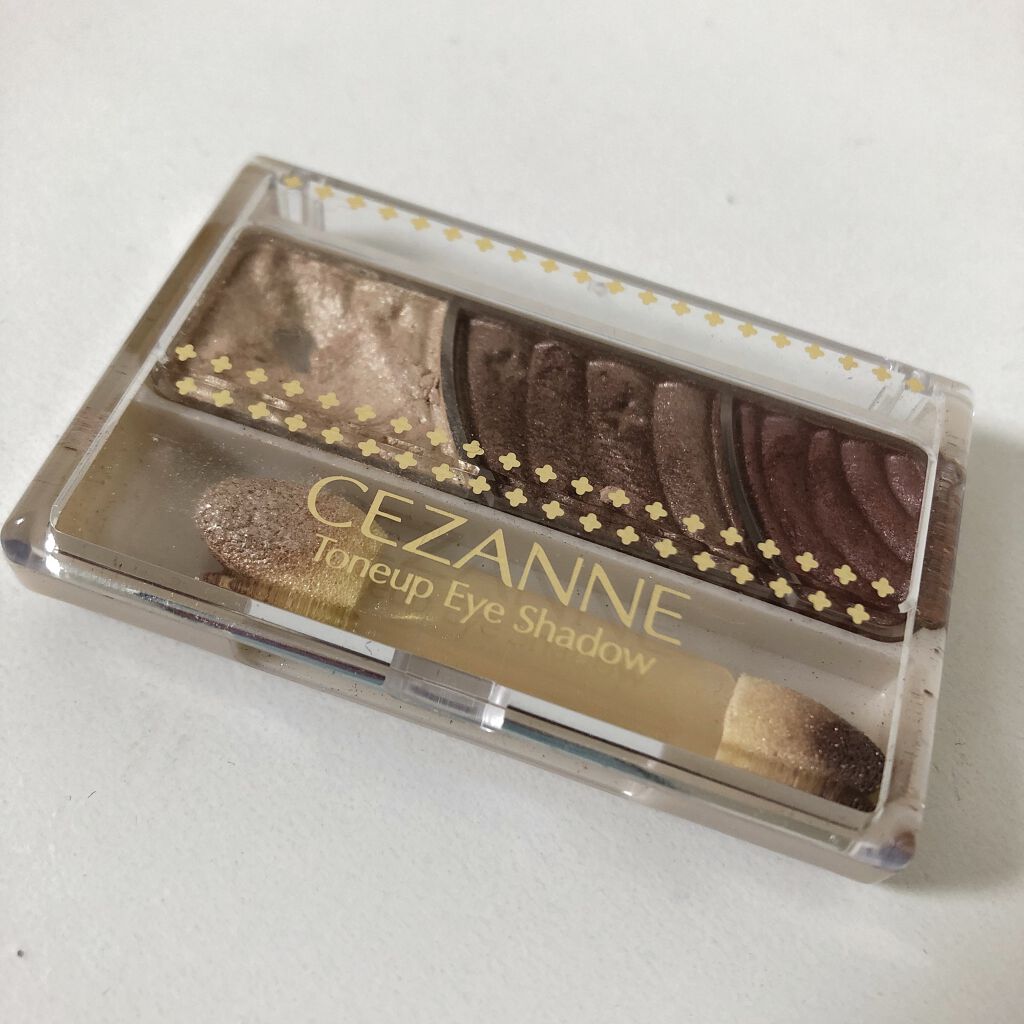 トーンアップアイシャドウ/CEZANNE/アイシャドウパレットを使ったクチコミ（1枚目）