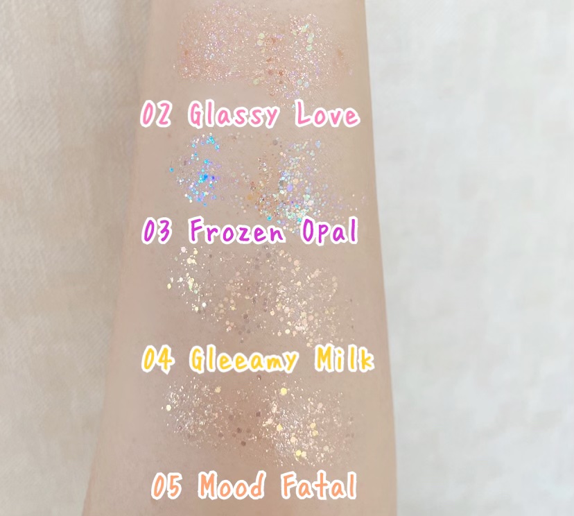 グリッタージェル  Gleamy Milk/Glint/グリッターを使ったクチコミ（3枚目）