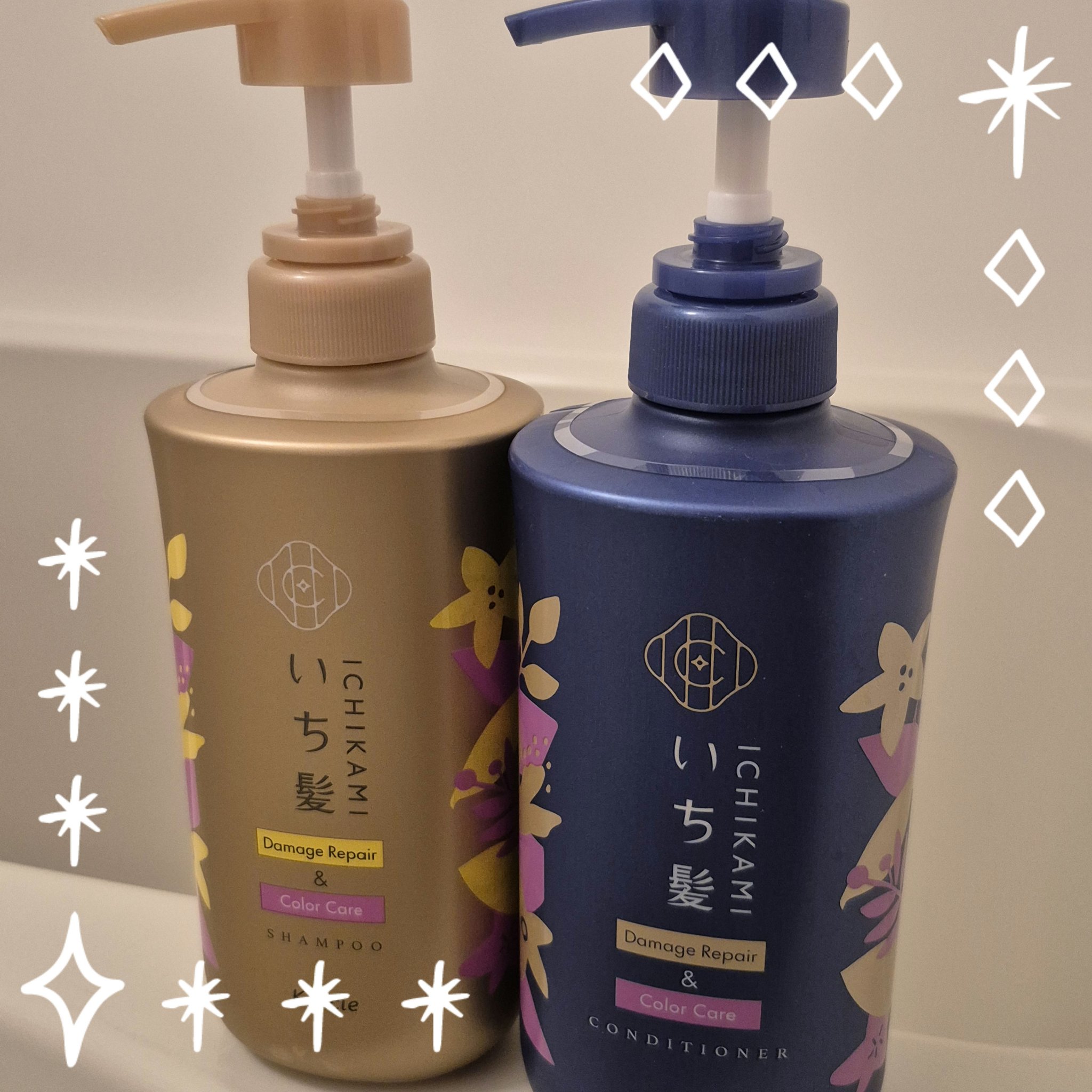 ダメージリペア＆カラーケア シャンプー/コンディショナー シャンプー ポンプ 480ｍL/いち髪/市販シャンプーを使ったクチコミ（1枚目）