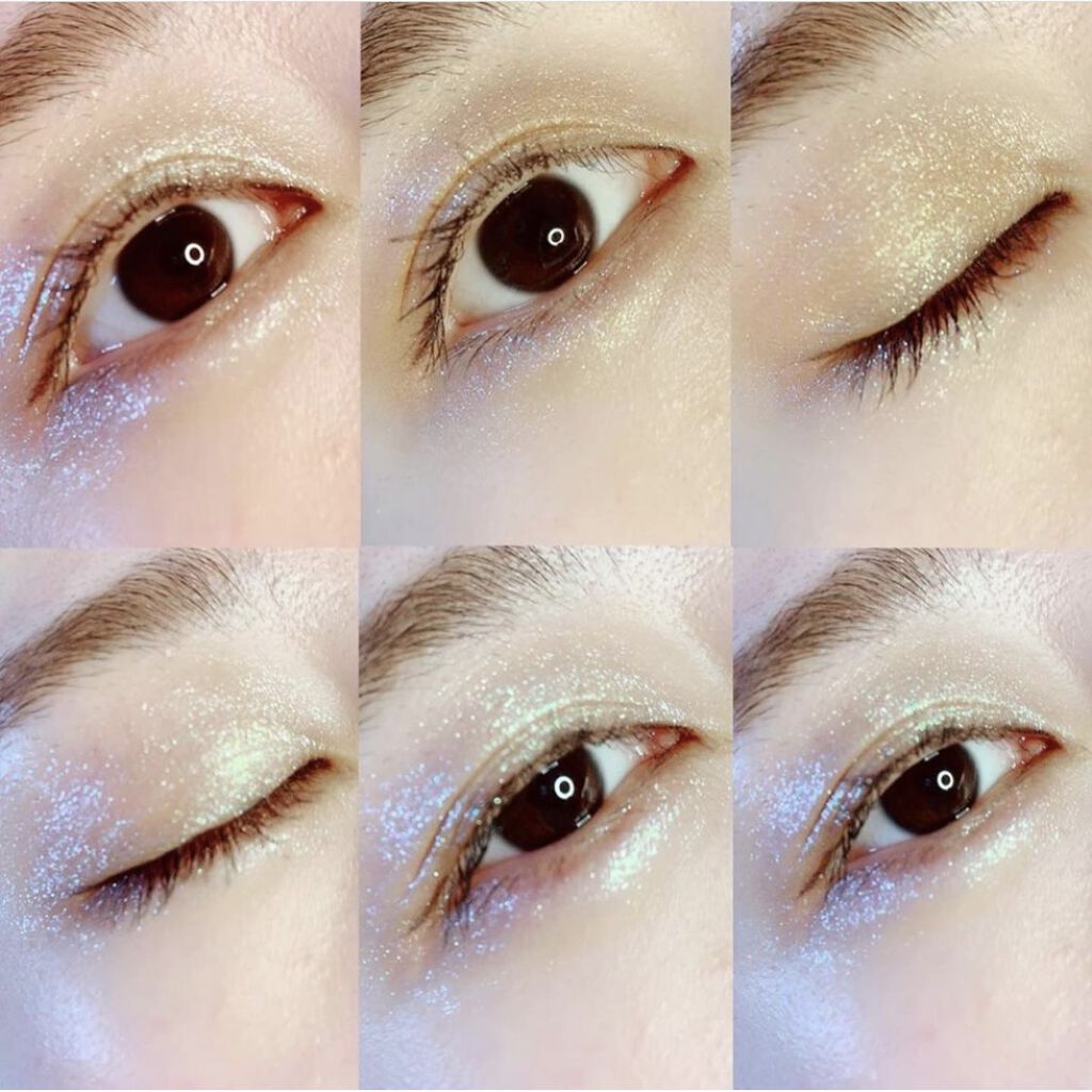 UR GLAM　POWDER EYESHADOW オーロラパープル/U R GLAM/単色アイシャドウを使ったクチコミ（2枚目）