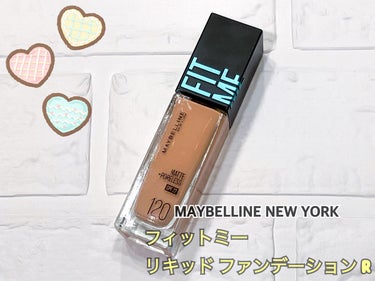 フィットミー リキッドファンデーション R/MAYBELLINE NEW YORK/リキッドファンデーションを使ったクチコミ（1枚目）