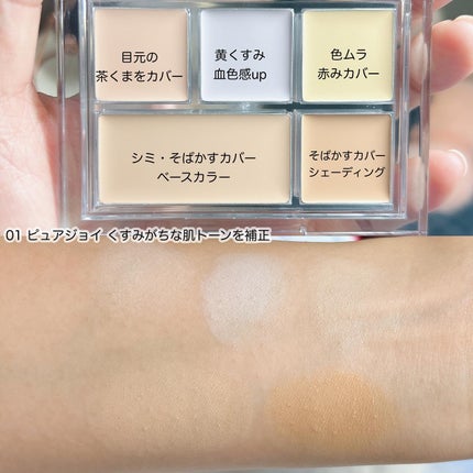 キル カバー ファンウェア コンシール パレット/CLIO/パレットコンシーラーを使ったクチコミ(3枚目)