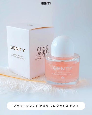 GENTY フラワーシフォングロウ フレグランスミストのクチコミ「＼あざと肌と色っぽクチビル💋／⠀

GENTY様から頂きました💕
⠀
大人気Youtuberな.....」（2枚目）