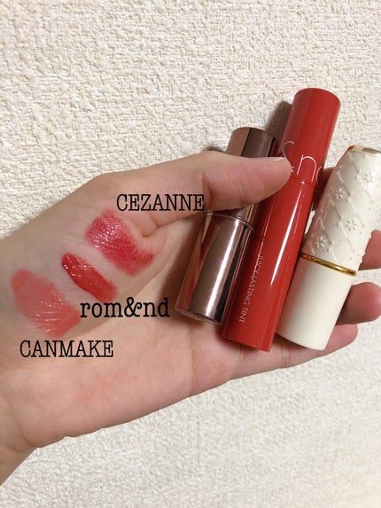 メルティールミナスルージュ(ティントタイプ)/キャンメイク/リップティントを使ったクチコミ(1枚目)