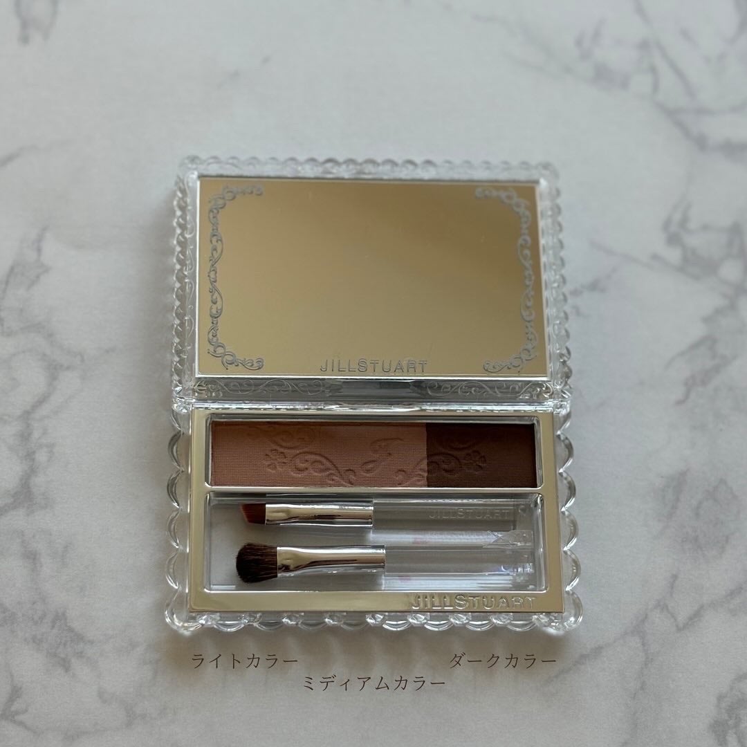 ジルスチュアート ブルームニュアンスブロウパレット/JILL STUART/パウダーアイブロウを使ったクチコミ(4枚目)