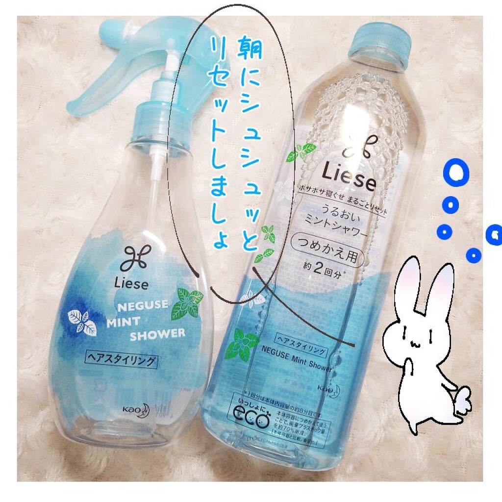 うるおいミントシャワー/リーゼ/プレスタイリング・寝ぐせ直しを使ったクチコミ(1枚目)