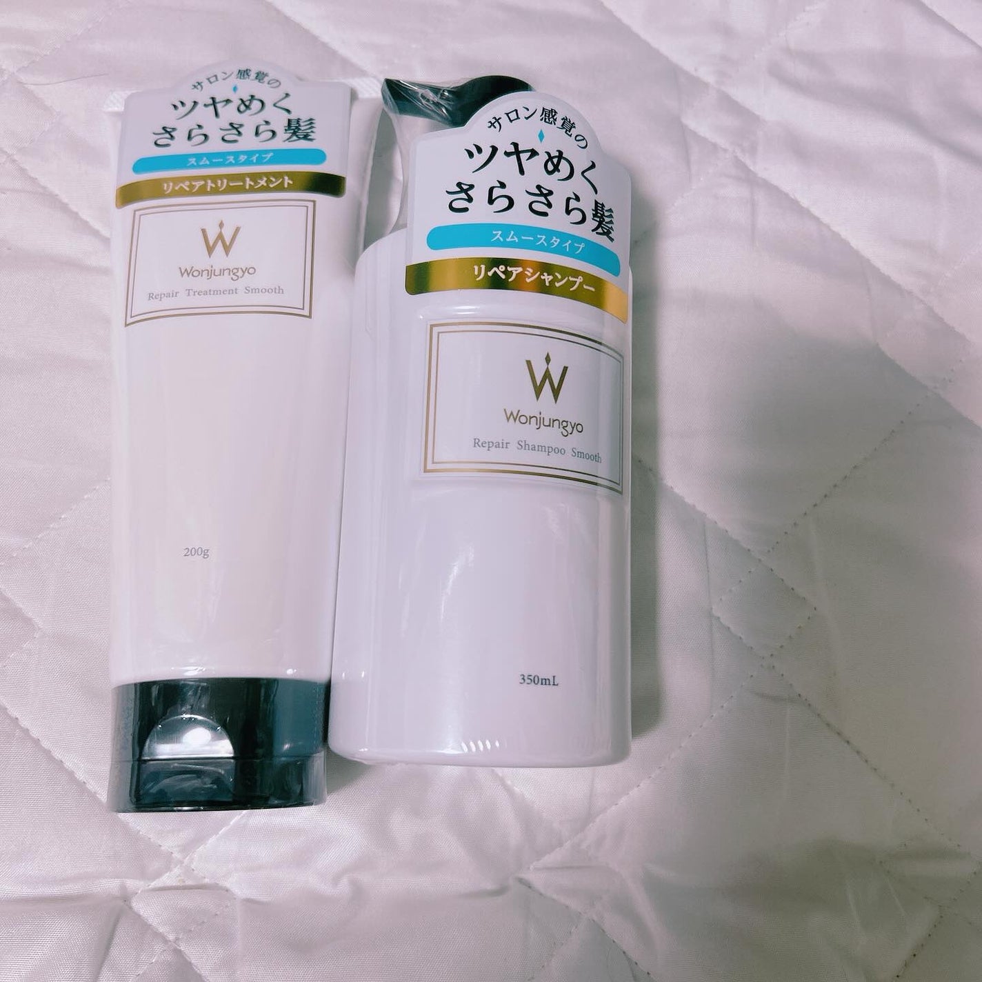 ウォンジョンヨ リペアシャンプー スムース/リペアトリートメント スムース/Wonjungyo/市販シャンプーを使ったクチコミ(2枚目)