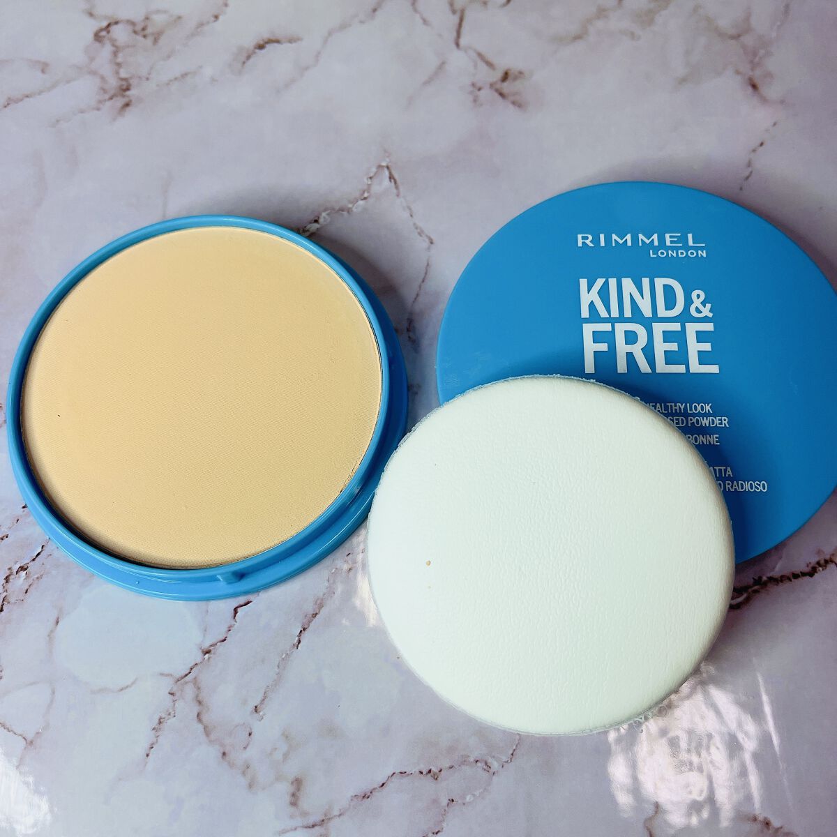 カインド&フリー プレストパウダー/リンメル ロンドン/プレストパウダーを使ったクチコミ（2枚目）