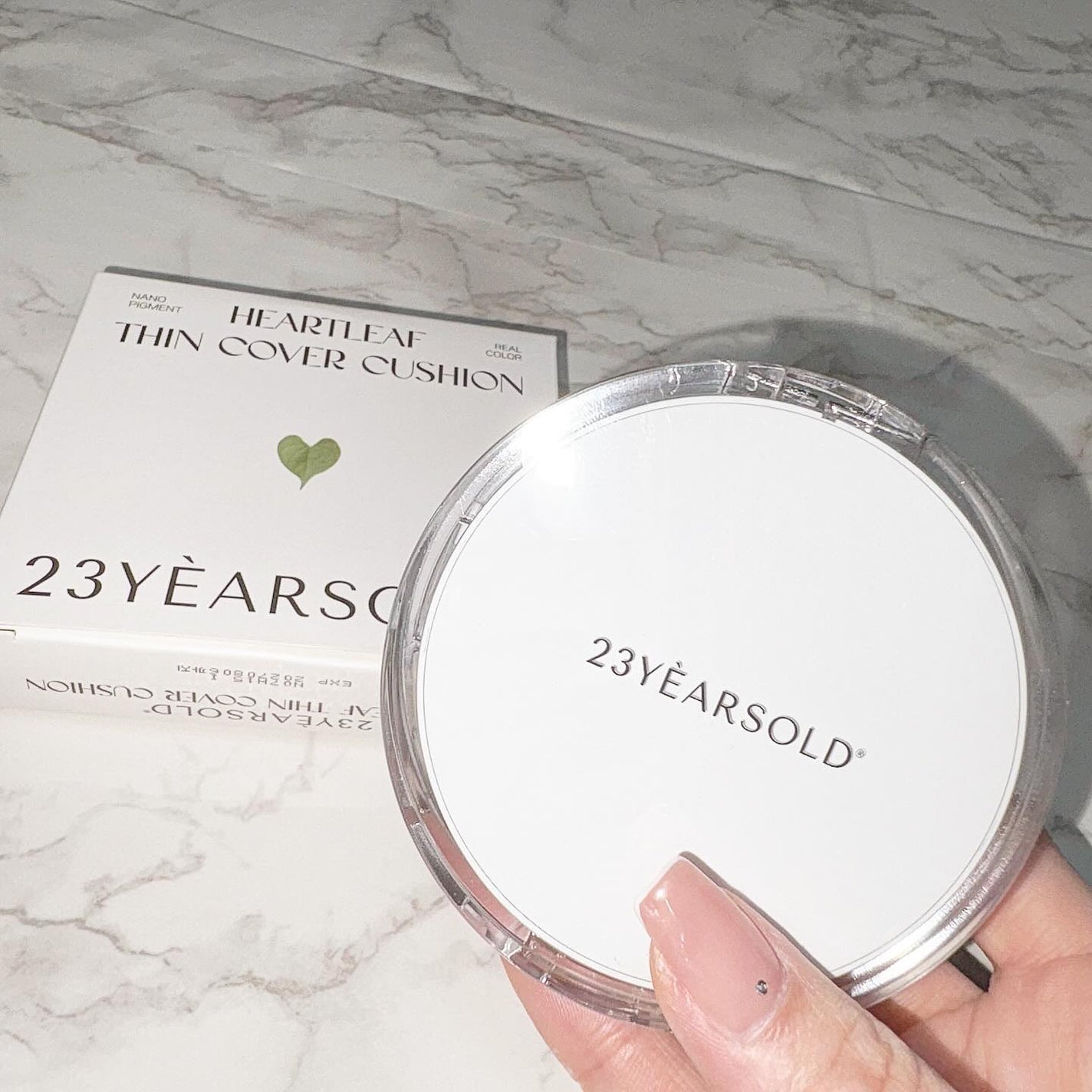 ハートリーフシーンカバークッション/23years old/クッションファンデーションを使ったクチコミ(1枚目)