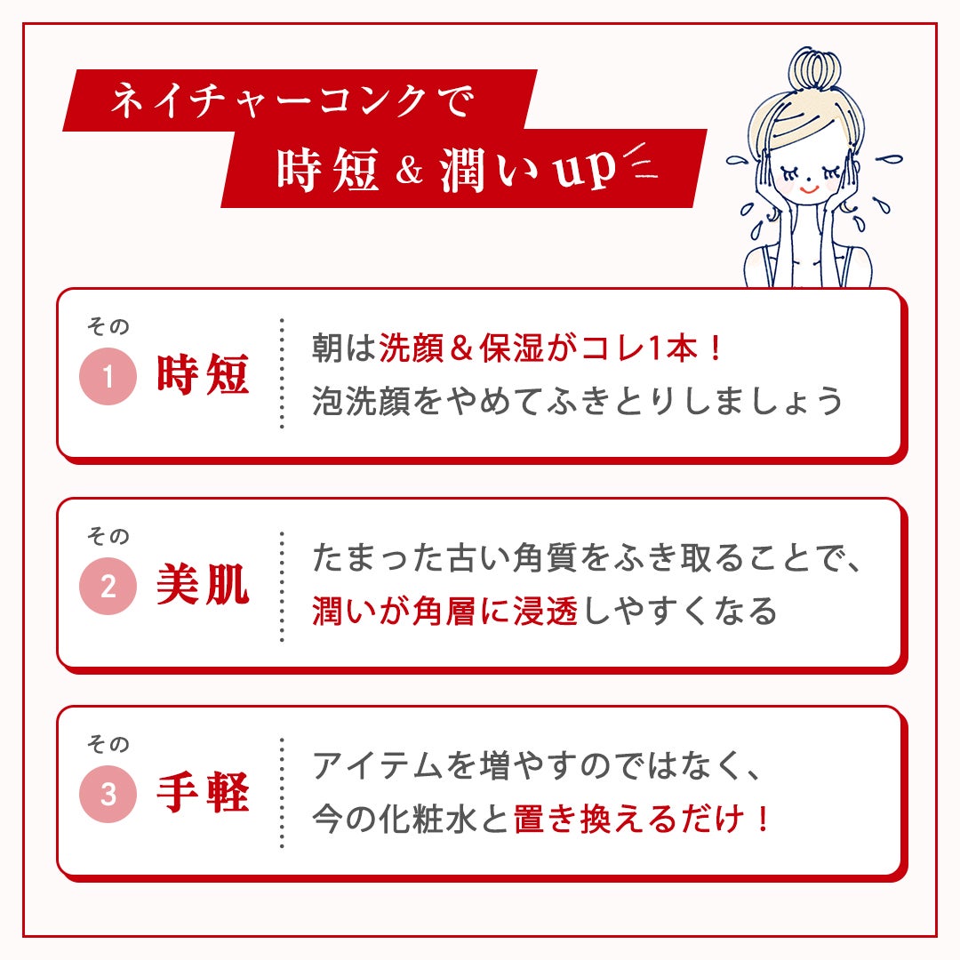 ネイチャーコンク 薬用クリアローション/ネイチャーコンク/拭き取り化粧水を使ったクチコミ(3枚目)