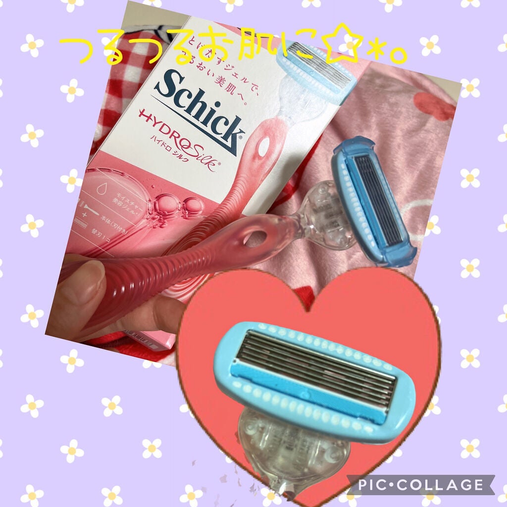 ハイドロシルク 敏感肌用 ホルダー (刃付き+替刃1コ)/ハイドロシルク/シェーバーを使ったクチコミ(1枚目)